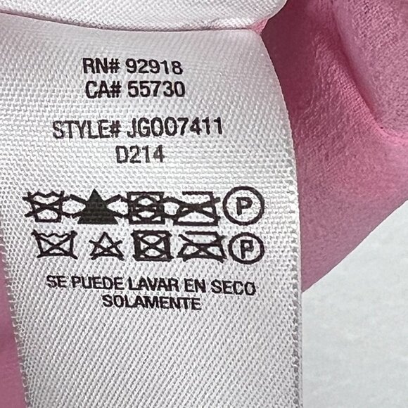 Juicy Couture Shift Dress Pink Floral Sequin Mini Cocktail Party Sleeveless 4 - Picture 12 of 13